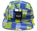 HUF  ''MOD VOLLEY''　5パネルCAP ブルー