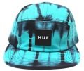 HUF  ''STATIC VOLLEY ''　5パネルCAP  ターコイズ