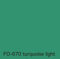 Flame orange turquoise light  FO-670