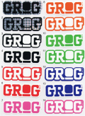 GROG "Logo" ステッカー 6枚セット