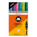 MOLOTOW ONE4ALL ツインマーカー ベーシック2 TWIN Marker 6本セット