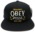 OBEY MARITIME スナップバック CAP ブラック