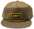 OBEY  スナップバック CAP ''NEW ORIGNAL''　ブラウン