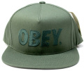 【SALE】 OBEY  スナップバック CAP ''THE CITY''　アーミー