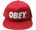 【SALE】 OBEY  スナップバック CAP ''THE CITY''　バーガンディー