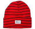 ONLY NY ''STRIPED TOMMY'' beanie レッド