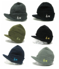 ART SIDE BEANIE ロゴししゅう ビーニー (ツバ付き)