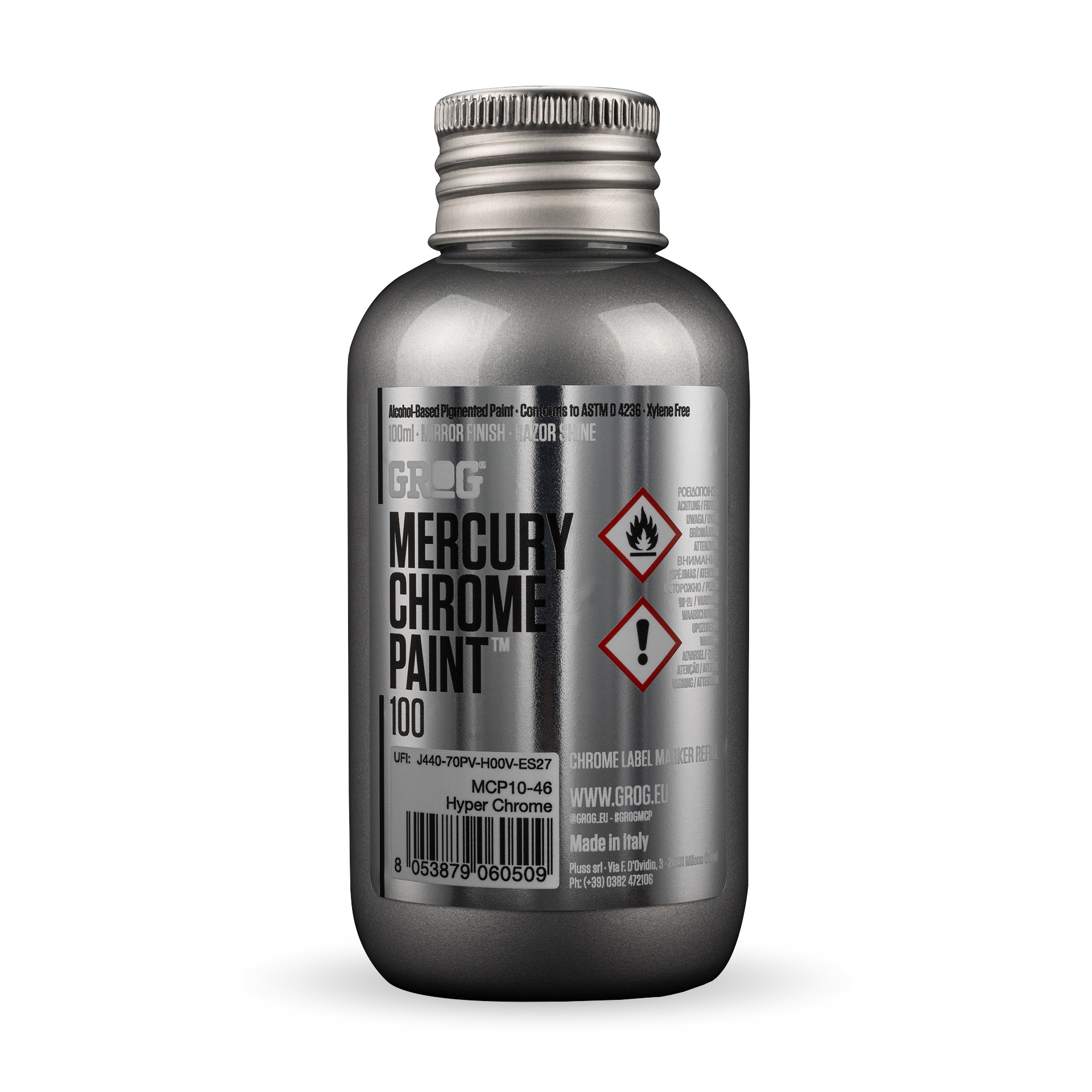 GROG Mercury Chrome Paint 100 (100ml)