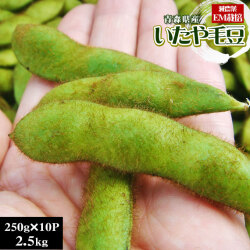 枝豆 送料無料 青森県産 減農薬 【いたや毛豆250g×10P】わずかな生産者のみで栽培される青森県板柳町限定 毛豆 えだ豆「いたや毛豆」[※冷蔵便][※産地直送]