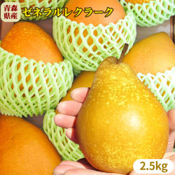 洋梨 送料無料 【青森県産洋梨 ゼネラルレクラーク2.5kg】（6-9玉入）洋梨 送料無料 ギフト 販売  [※産地直送のため同梱不可][※常温便]【お歳暮】