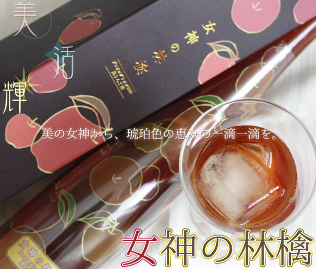 プロテオグリカン 黒 りんご酢【女神の林檎 500ml】【カネショウ