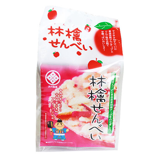 林檎せんべい6枚入】津軽煎餅 りんごチップ [※SP][※当店他商品と