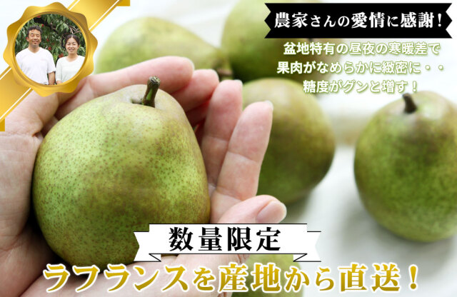 ラフランス 訳あり 送料無料 家庭用 【福島県産 西洋梨 ラ・フランス