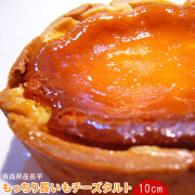 【もっちり長いもチーズタルト10cm】青森県産長芋たっぷり♪しっとりもっちり新質感のベイクドチーズタルト★[※SP][※冷蔵便]