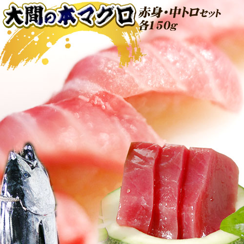 青森 大間 本マグロ 送料無料 【大間産本まぐろ赤身・中トロセット】 まぐろ 大間 マグロ 鮪 お歳暮 [※冷凍便][※同梱不可]