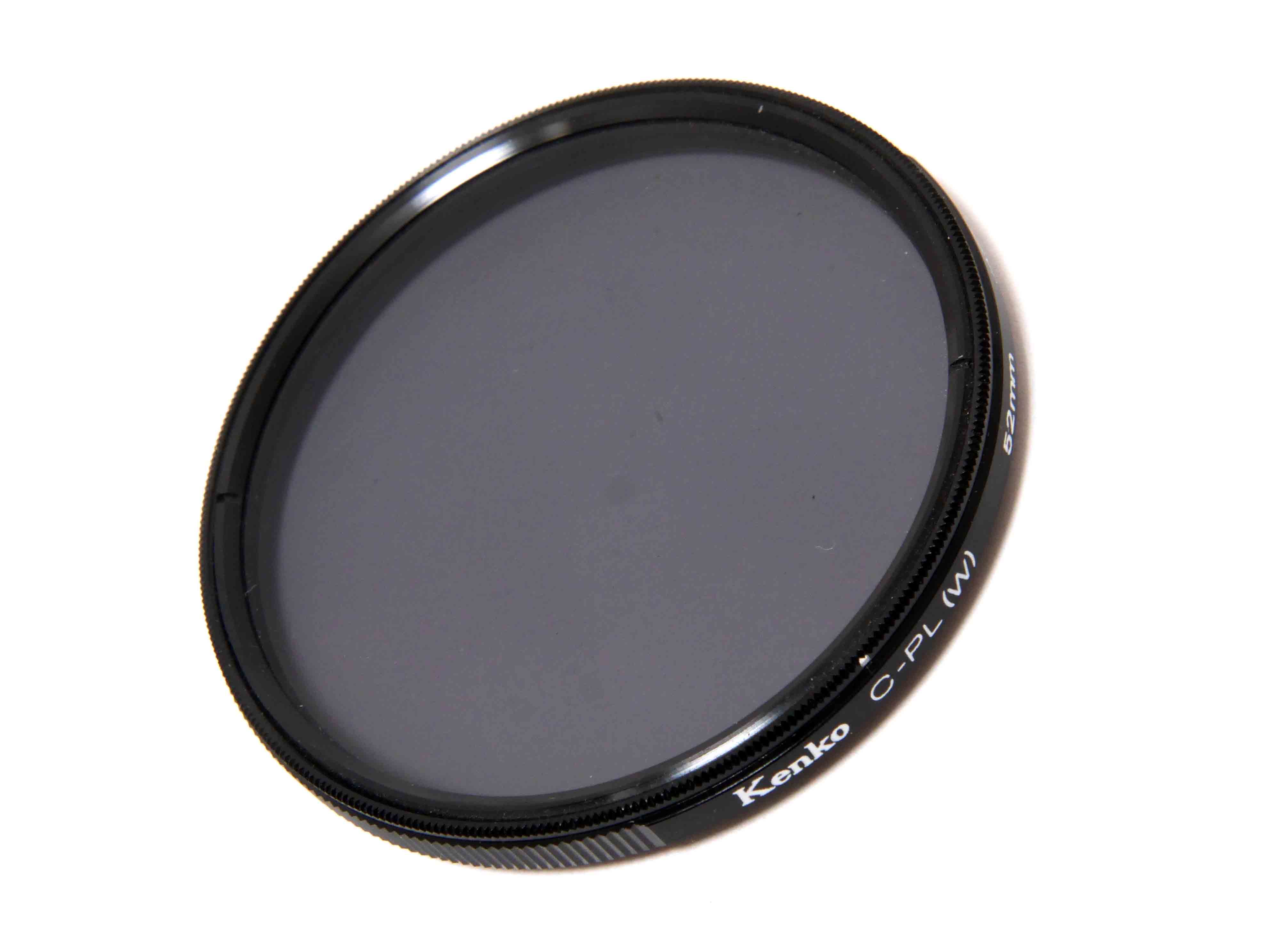 日本製　ケンコー　 C-PL(W)円偏向フィルター　52mm径