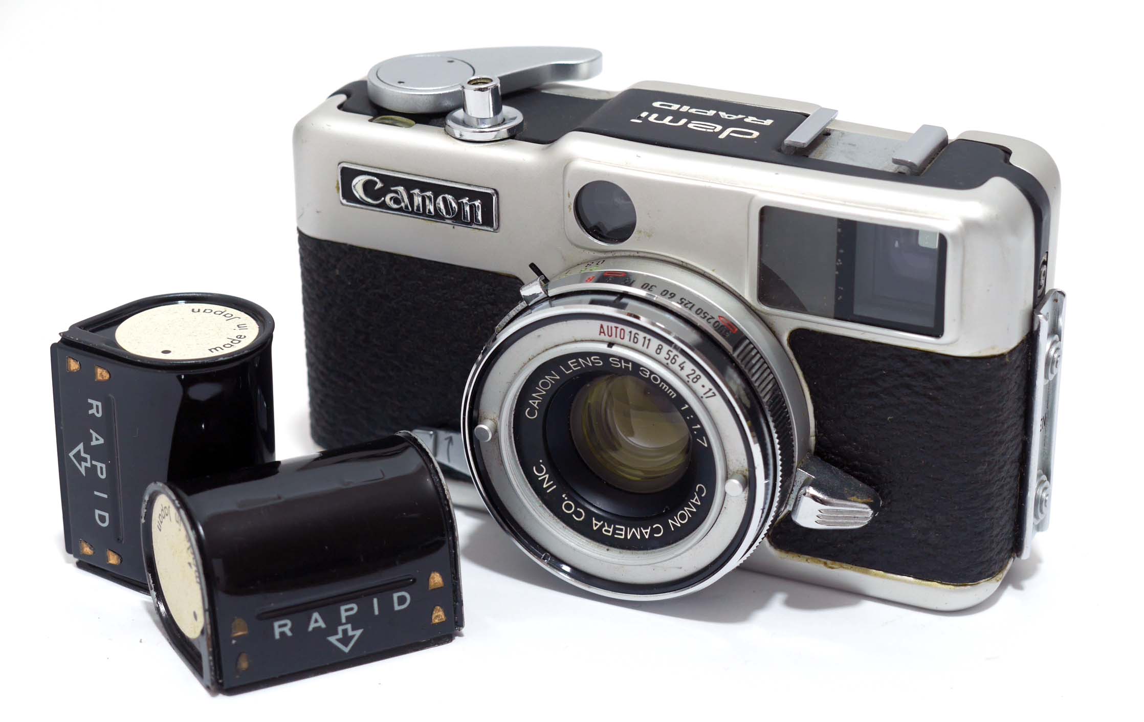 日本製 キヤノン デミ ラピッド W/Canon SH 30mm1.7