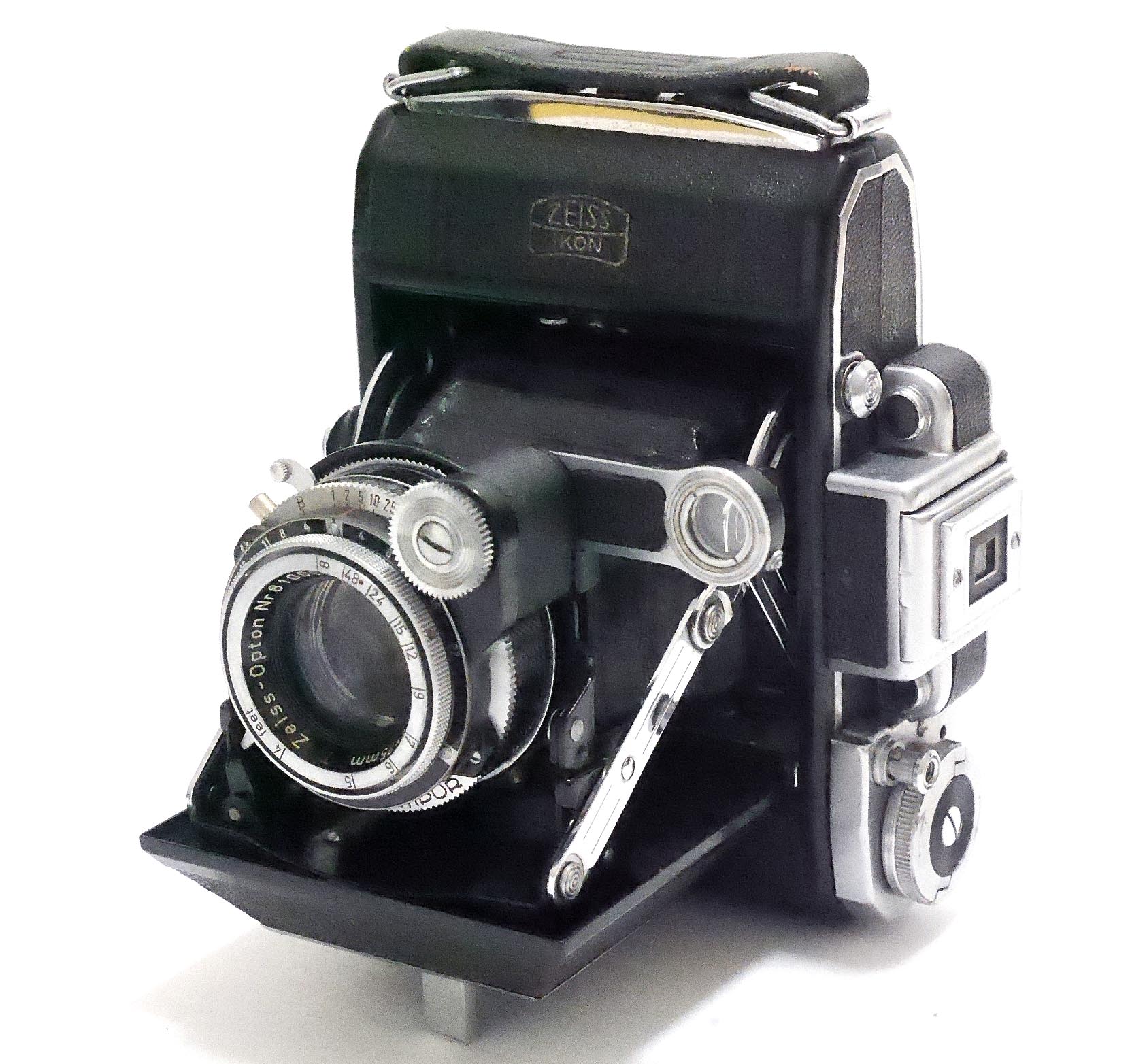 ドイツ製　スーパー セミ イコンタ ６Ｘ４.５ V 型　オプトン・テッサー 75ｍｍ3.5　シンクロコンパー 搭載機