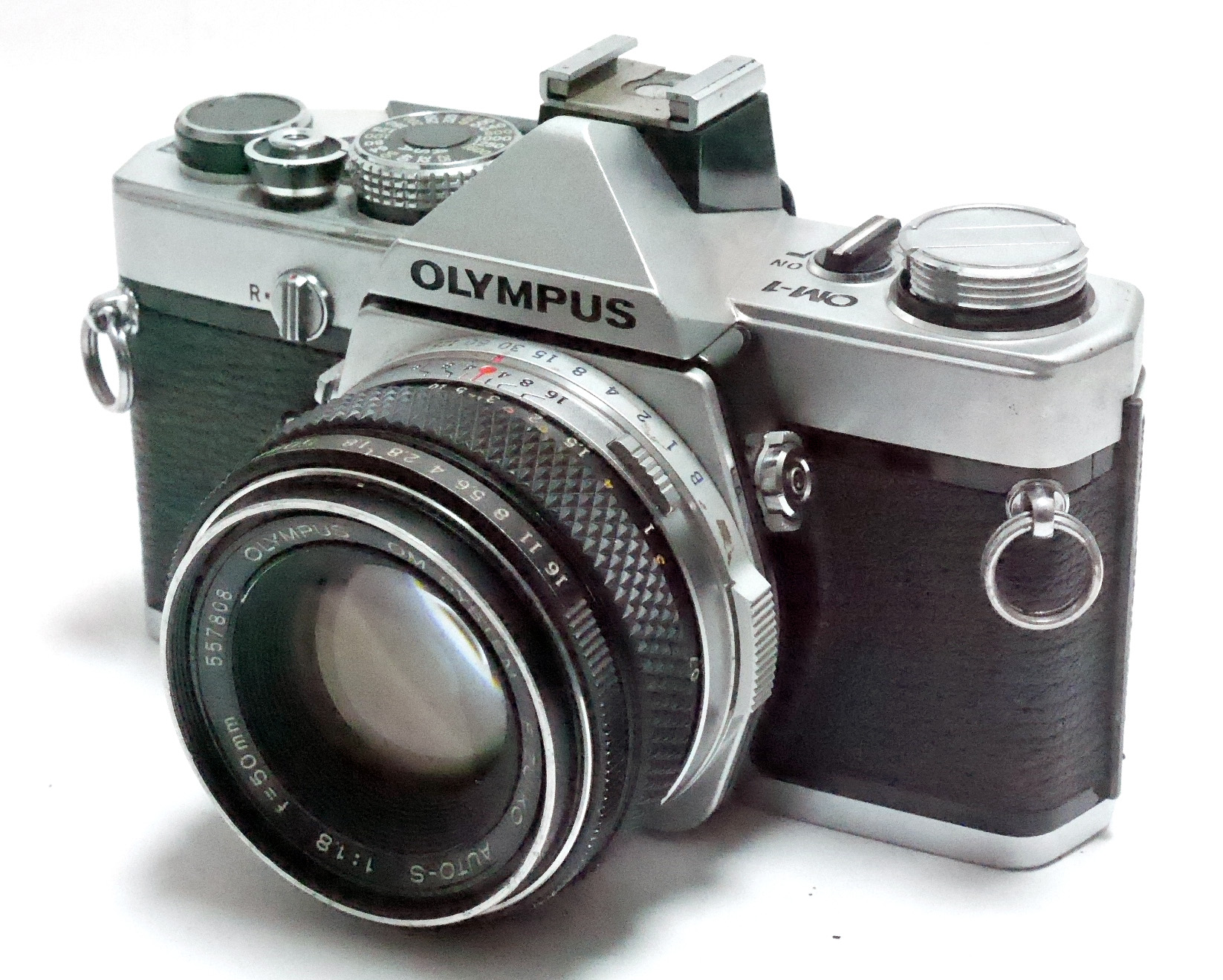☆完全動作☆オリンパス OM-1 ブラック 50mmF1.8＃168 オリンパス OLYMPUS OM-1 ＋ OM-SYSTEM F.ZUIKO AUTO-S 1:1.8 f
