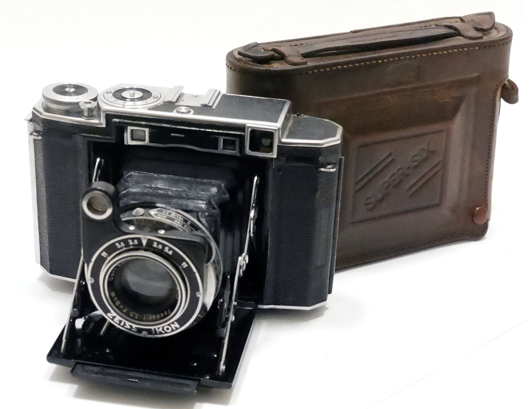 ドイツ製 Zeiss Ikon スーパーシックス I 型 （二つ眼 最初期） w/Carl