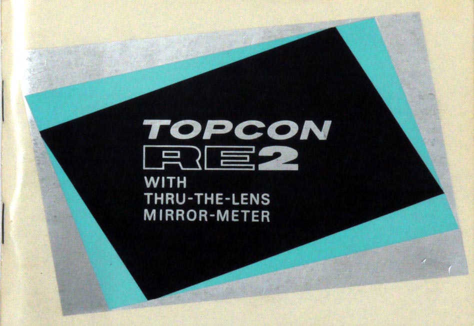 トプコン　RE ２　英文　取り説・使用書
