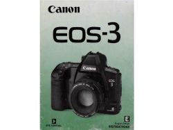 キヤノン　EOS-3　取り説・使用書　英文