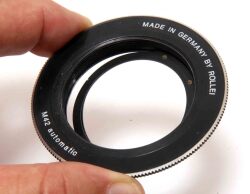 ドイツ製　ローライ→M４２　絞り連動式 マウントアダプター