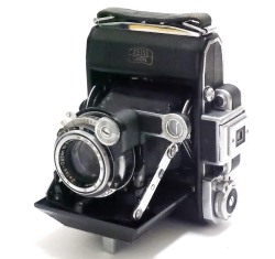 ドイツ製　スーパー セミ イコンタ ６Ｘ４.５ V 型　オプトン・テッサー 75ｍｍ3.5　シンクロコンパー 搭載機