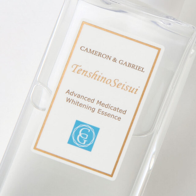 薬用美白化粧品「天使の聖水」のラベル
