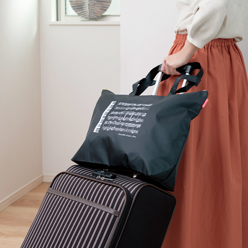 Piano line トラベルにもなるエコバッグ ミニ鍵盤 お取り寄せ商品 引き出物 記念品 音楽雑貨 音符 ピアノモチーフ ト音記号 ピアノ雑貨 お世話になった先生へプレゼント