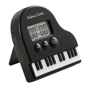 Piano line レッスンタイマー お取り寄せ商品 引き出物 記念品 音楽雑貨 音符 ピアノモチーフ ト音記号 ピアノ雑貨