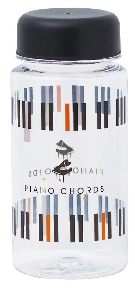 クリアボトル ピアノコード お取り寄せ商品 引き出物 記念品  【音楽雑貨 音符・ピアノモチーフ】ト音記号 ピアノ雑貨ｃ
