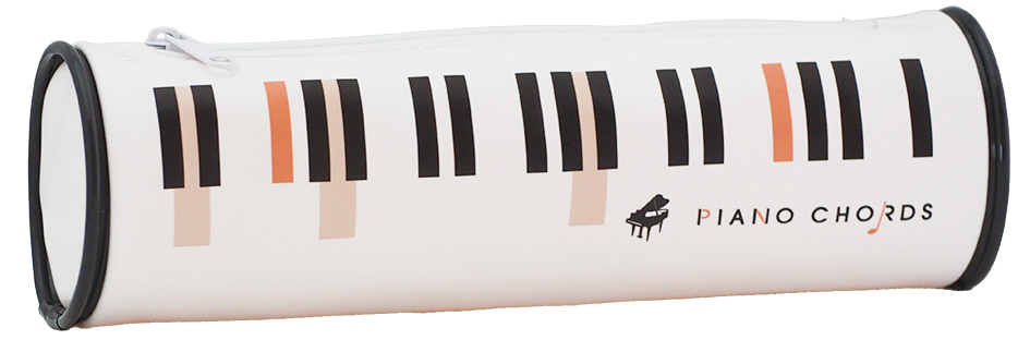 ペンケース ピアノコードお取り寄せ商品 引き出物 記念品  【音楽雑貨 音符・ピアノモチーフ】ト音記号 ピアノ雑貨ｃ