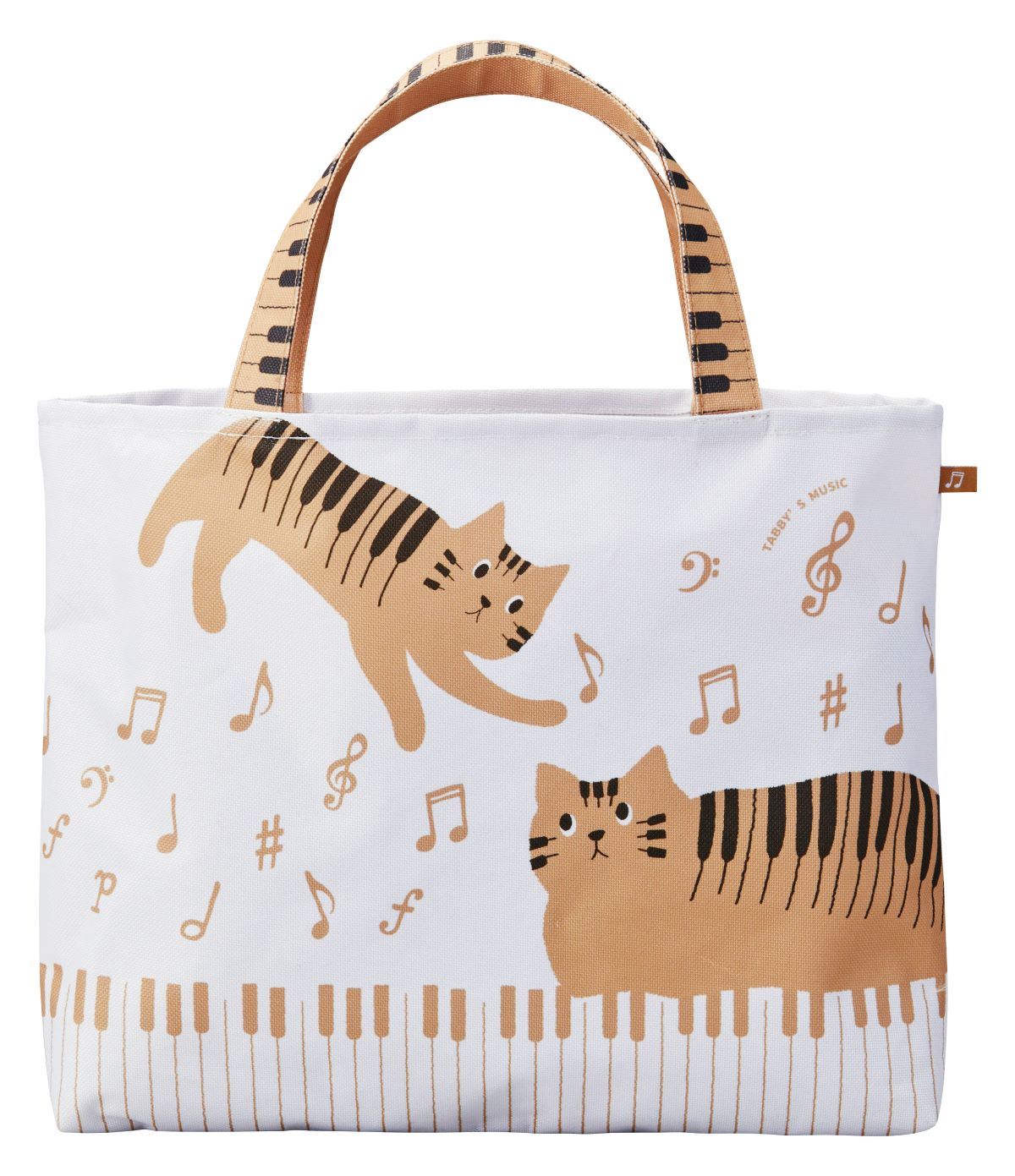 レッスンバッグ TABBY'S MUSIC お取り寄せ商品 引き出物 記念品  【音楽雑貨 音符・ピアノモチーフ】ト音記号 ピアノ雑貨ｃ
