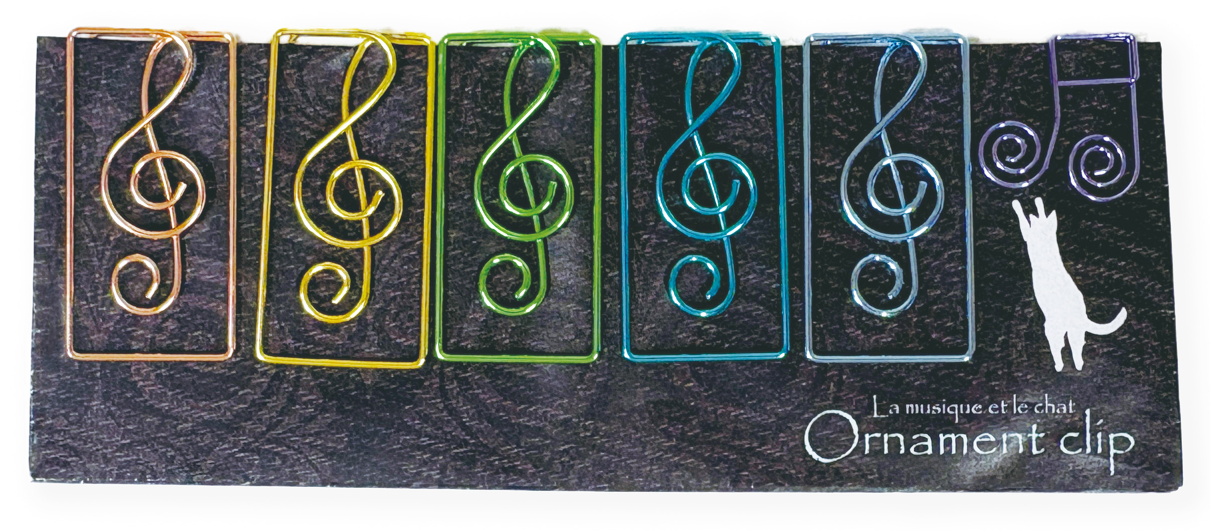 オーナメントクリップ 　カラフル お取り寄せ商品 引き出物 記念品  音楽雑貨 音符・ピアノモチーフト音記号 ピアノ雑貨ｃ