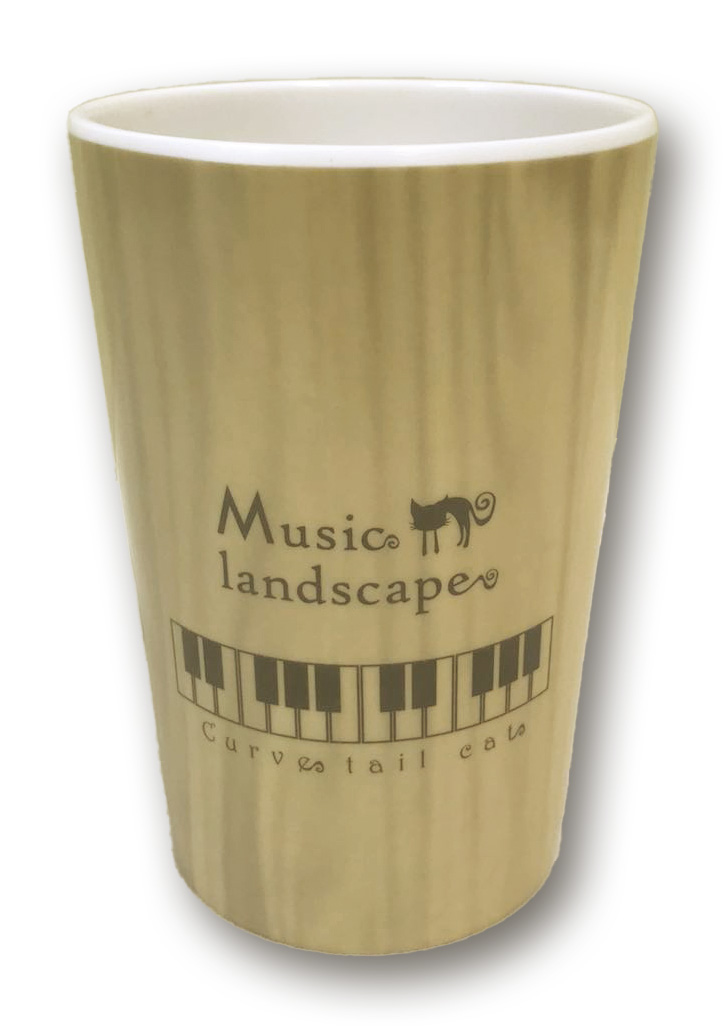 フリーカップ お取り寄せ商品 引き出物 記念品 音楽雑貨 音符 ピアノモチーフ ト音記号 ピアノ雑貨