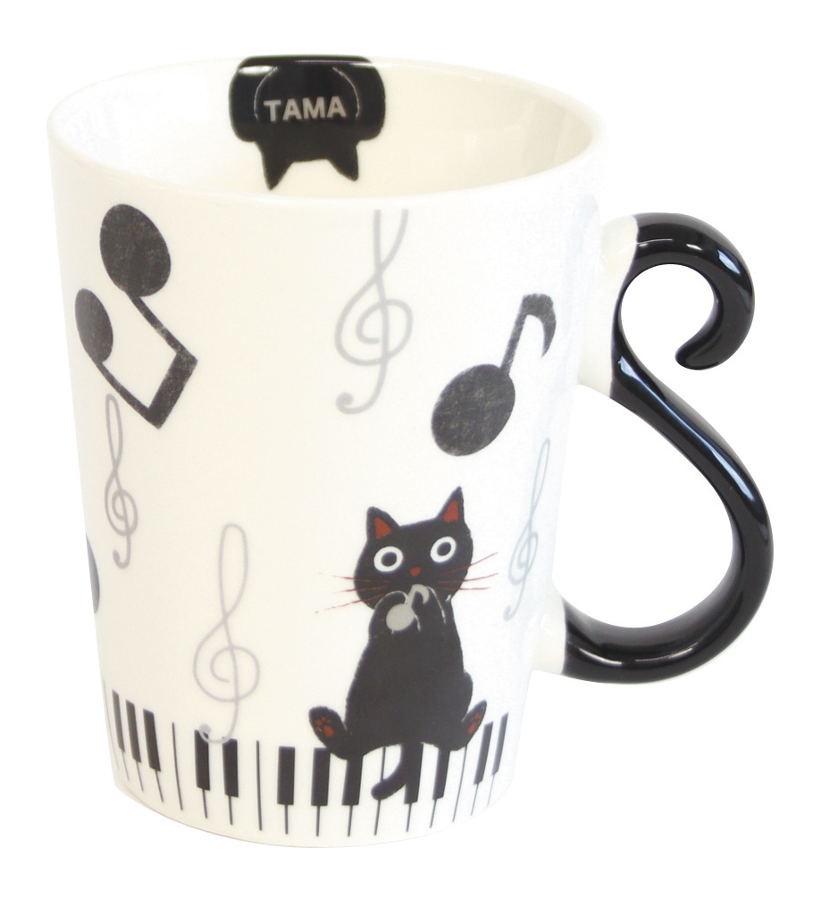モノたまマグ♪　※お取り寄せ商品 引き出物 記念品 音楽雑貨 音符 ピアノモチーフ ト音記号 ピアノ雑貨