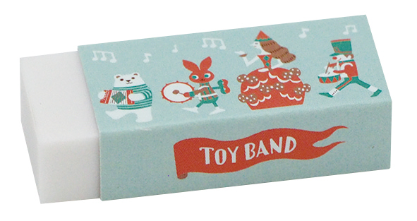 消しゴム　トイバンド♪　※お取り寄せ商品 引き出物 記念品 音楽雑貨 音符 ピアノモチーフ ト音記号 ピアノ雑貨
