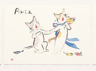 雨田絵ハガキセット お取り寄せ商品 引き出物 記念品 音楽雑貨 音符 ピアノモチーフ ト音記号 ピアノ雑貨