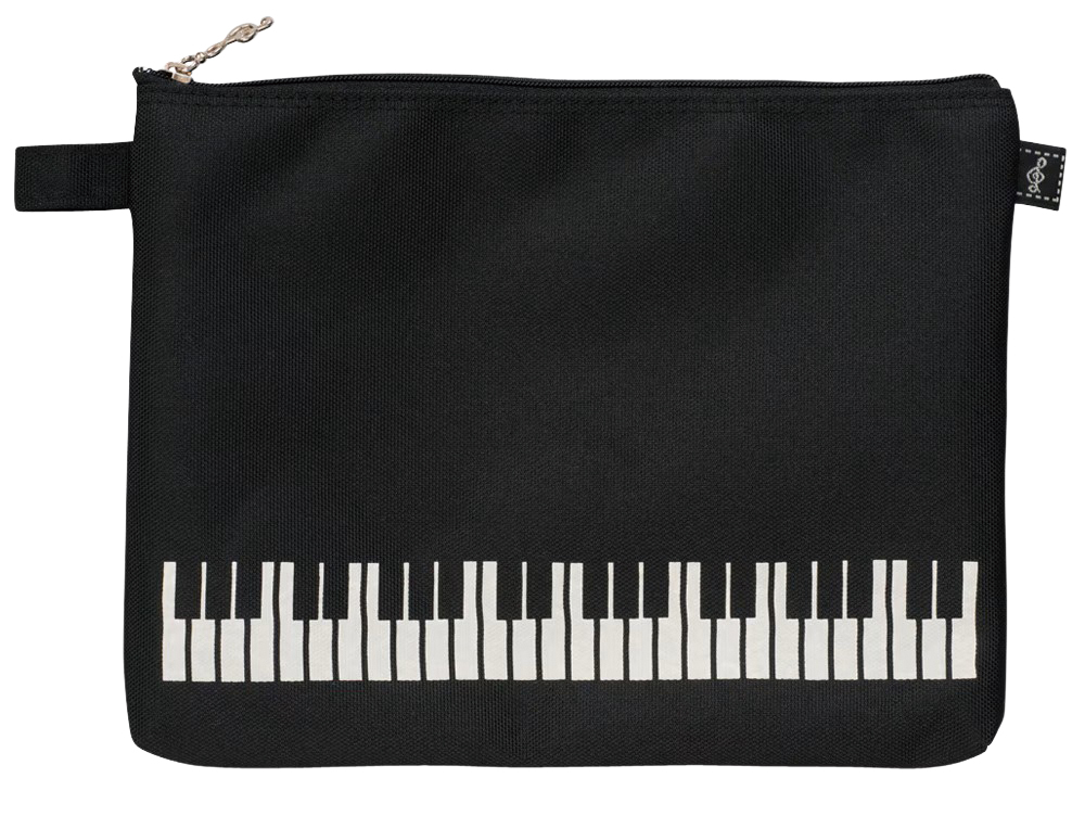 ポケットポーチ  お取り寄せ商品 引き出物 記念品  音楽雑貨 音符・ピアノモチーフト音記号 ピアノ雑貨