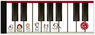 ミニメモ帳♪　※お取り寄せ商品 引き出物 記念品  【音楽雑貨 音符・ピアノモチーフ】ト音記号 ピアノ雑貨ｃ