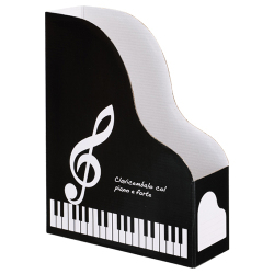 ファイルボックス お取り寄せ商品 引き出物 記念品 音楽雑貨 音符 ピアノモチーフ ト音記号 ピアノ雑貨 女の子プレゼント 卒業記念 入園 入学