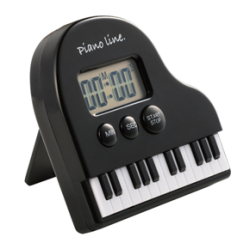 Piano line レッスンタイマー お取り寄せ商品 引き出物 記念品 音楽雑貨 音符 ピアノモチーフ ト音記号 ピアノ雑貨