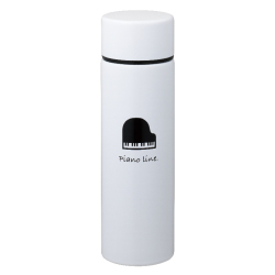 Piano line　真空ステンレスボトル　※お取り寄せ商品 引き出物 記念品 音楽雑貨 音符 ピアノモチーフ ト音記号 ピアノ雑貨