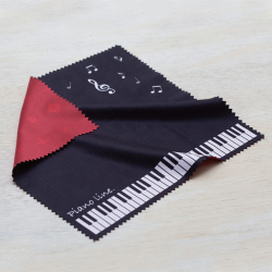 クリーナークロス お取り寄せ商品 引き出物 記念品 音楽雑貨 音符 ピアノモチーフ ト音記号 ピアノ雑貨