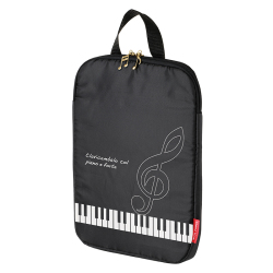 Piano line ランドセル対応タブレットケース(レガート)♪　※お取り寄せ商品 引き出物 記念品 音楽雑貨 音符 ピアノモチーフ ト音記号 ピアノ雑貨