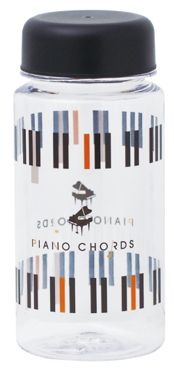 クリアボトル ピアノコード お取り寄せ商品 引き出物 記念品  【音楽雑貨 音符・ピアノモチーフ】ト音記号 ピアノ雑貨ｃ