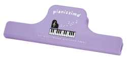 ワイドクリップ　ピアニッシモ♪　※お取り寄せ商品 引き出物 記念品  【音楽雑貨 音符・ピアノモチーフ】ト音記号 ピアノ雑貨ｃ