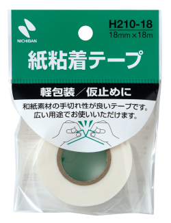 ニチバン　紙粘着テープ　18mm ※お取り寄せ商品 引き出物 記念品 音楽雑貨 音符 ピアノモチーフ ト音記号 ピアノ雑貨