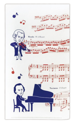 ブラボーチケットファイル♪　※お取り寄せ商品 引き出物 記念品 音楽雑貨 音符 ピアノモチーフ ト音記号 ピアノ雑貨
